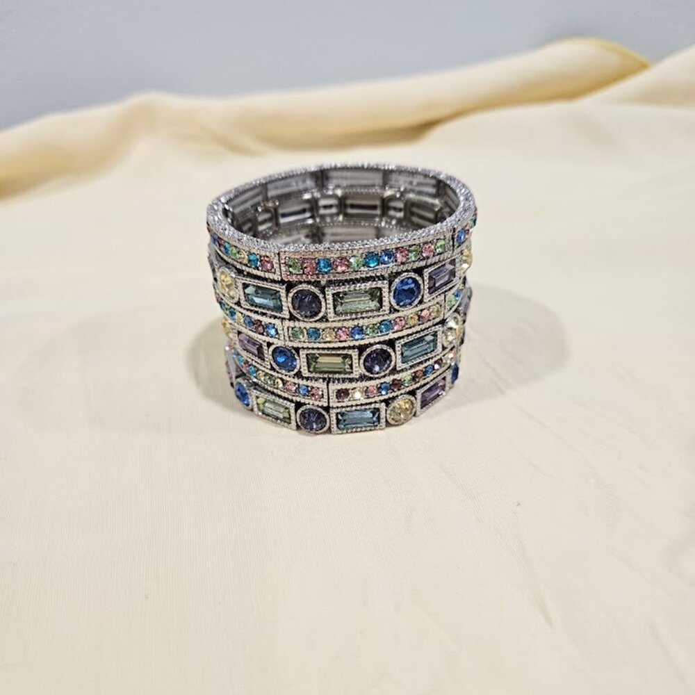 Off Park Collection Multicolor Crystal Silver Ton… - image 2